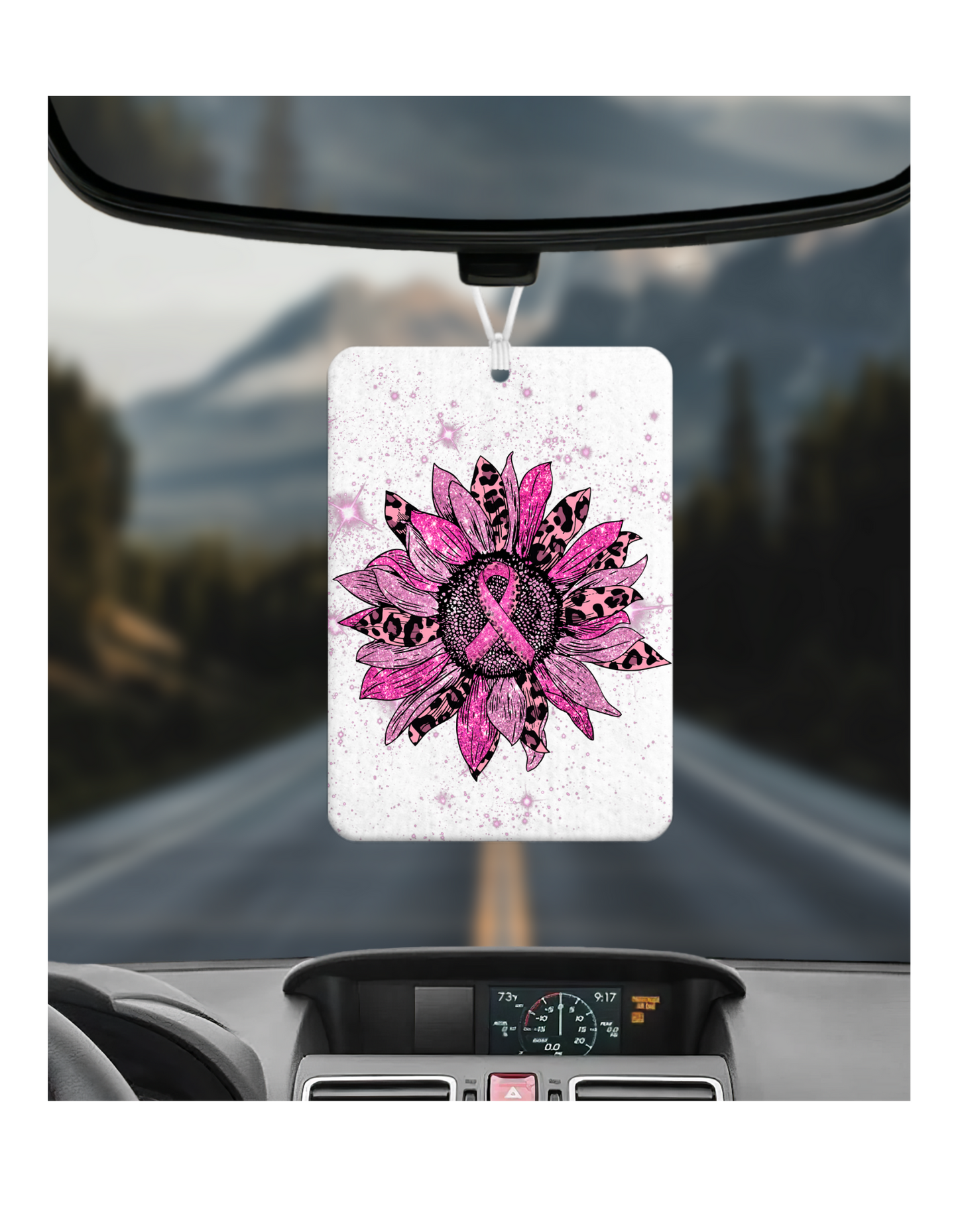 Breast Cancer Awareness Car Air Freshener